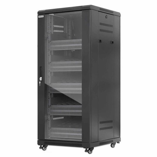 Gabinete 19" Pro Line con extractores de aire, 27U - Intellinet México