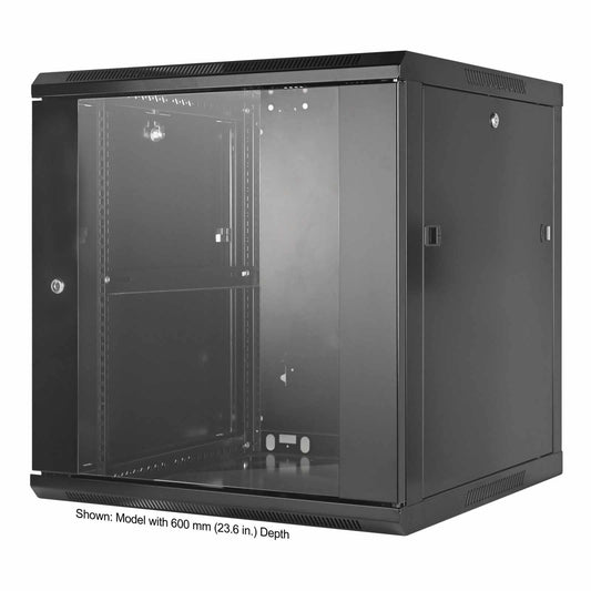Gabinete mural de 19", 12U, Ensamblado - Intellinet México