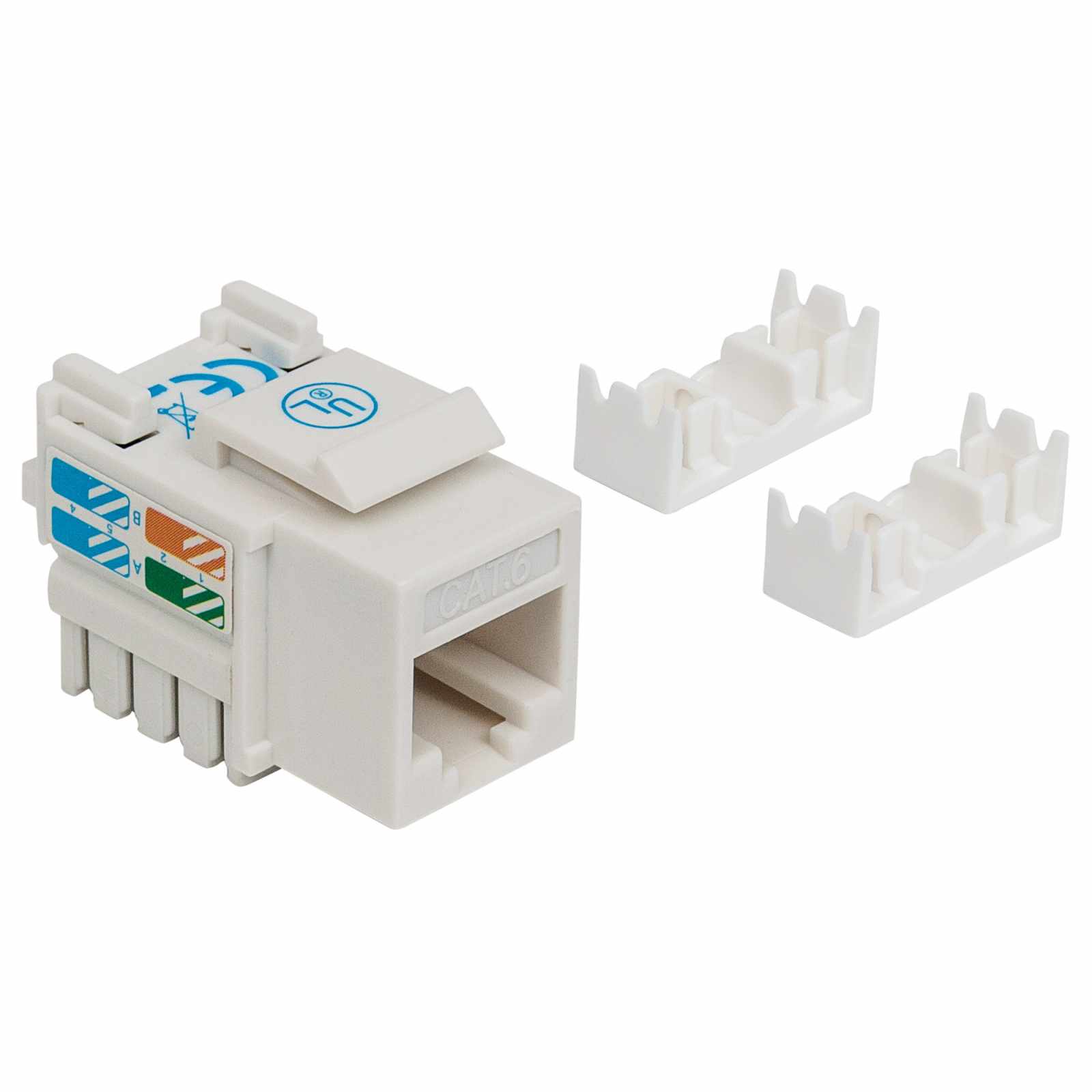 JACK RJ45 CAT6 KEYSTONE DE IMPACTO BLANCO - Intellinet México