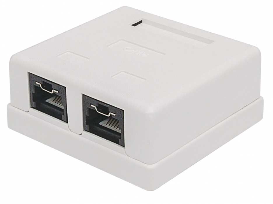 Caja Multimedia ADAKAT Clase A - Conexiones TV, Radio, Satélite, Internet Y Teléfono, Color Blanco