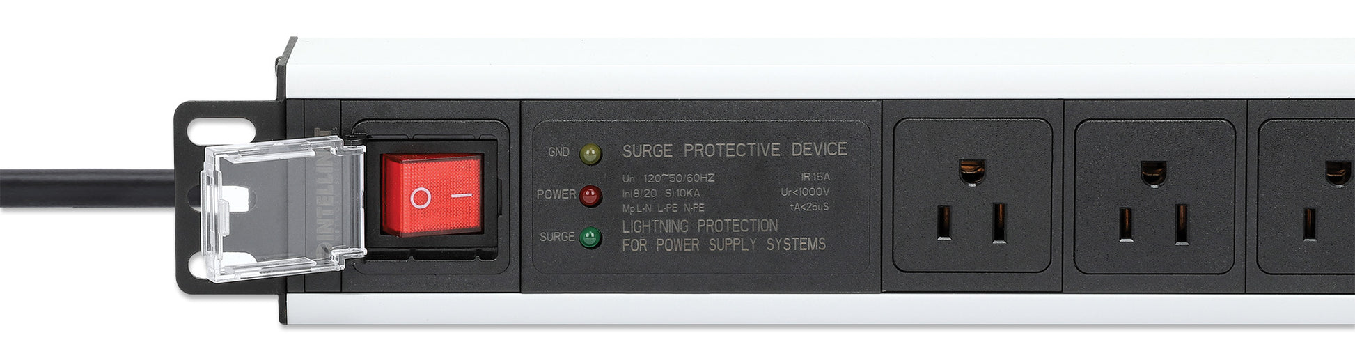 Barra multicontacto de 7 contactos para montaje en rack de 19- Tipo EE.UU. Image 3