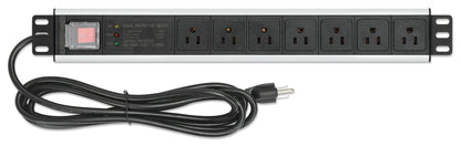 Barra multicontacto de 7 contactos para montaje en rack de 19- Tipo EE.UU. Image 4