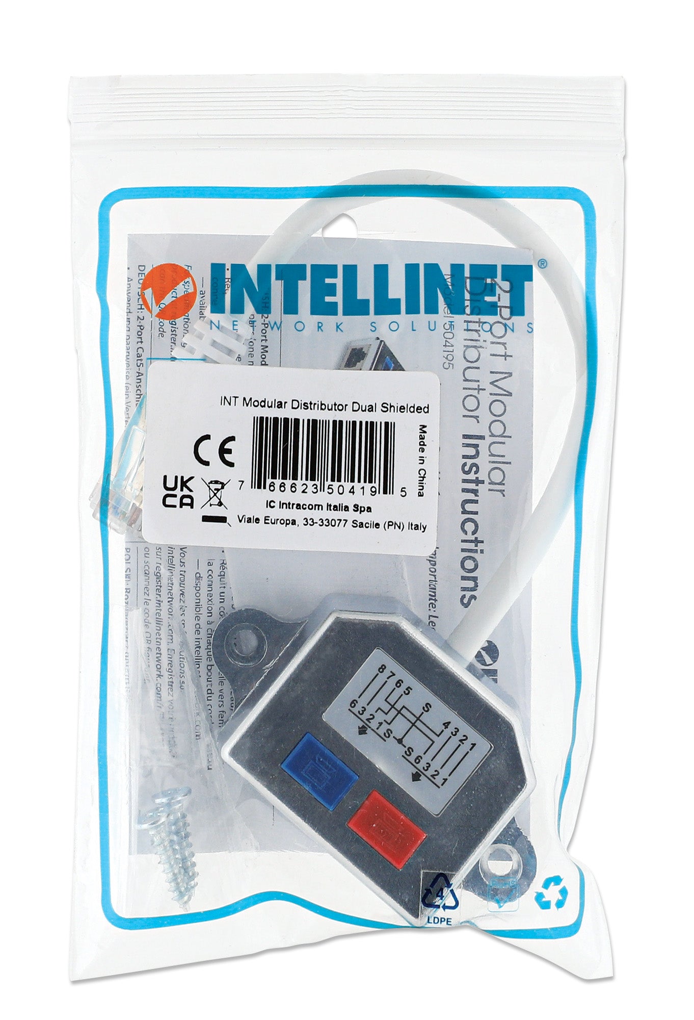 DISTRIBUIDOR RJ45 MODULAR CAT5E *COMPRAR EN PARES Packaging Image 2