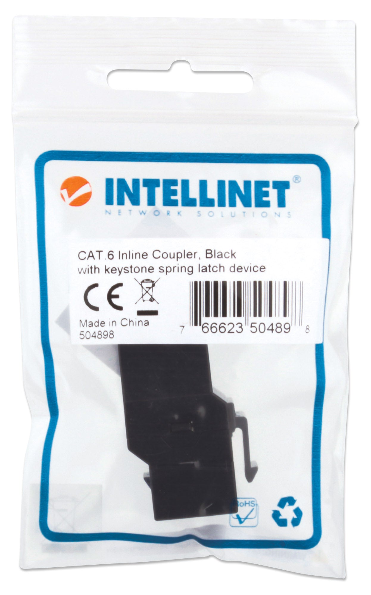 COPLE RJ45 A RJ45 CAT6 KEYSTONE NEGRO UTP Packaging Image 2