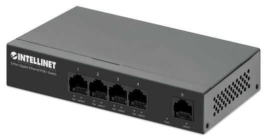 Switch PoE+ con 5 puertos Gigabit Image 1