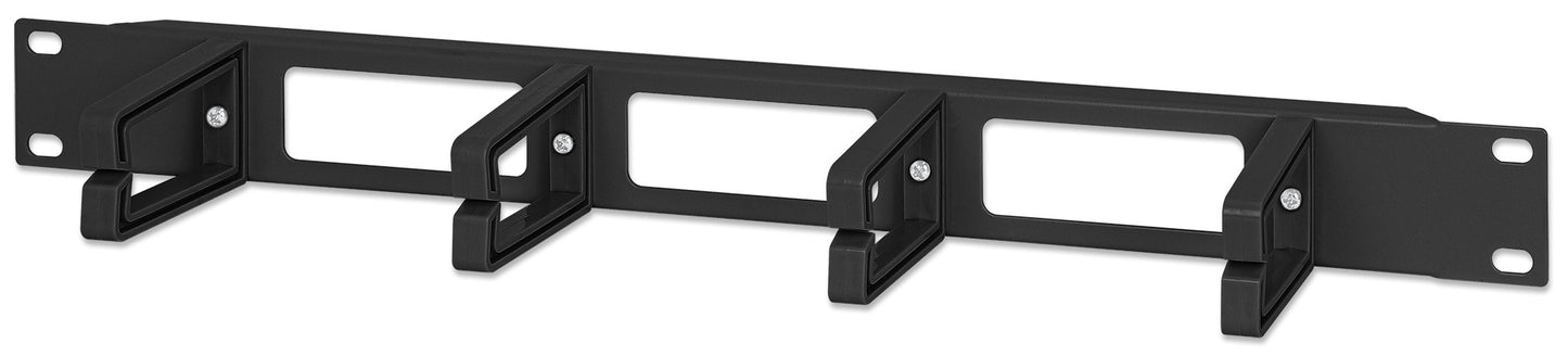 Organizador horizontal de cables 19", 4 anillos largos Image 1