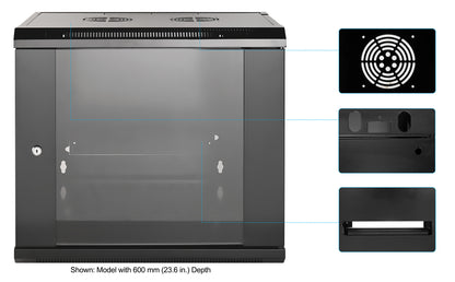 Gabinete mural de 19", 9U, FlatPack Image 6