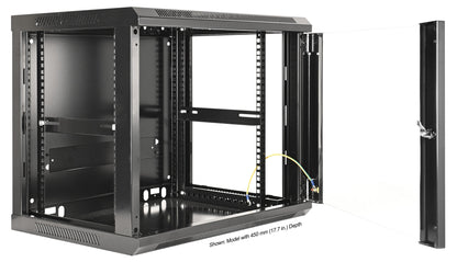 Gabinete mural de 19", 9U, Ensamblado Image 5