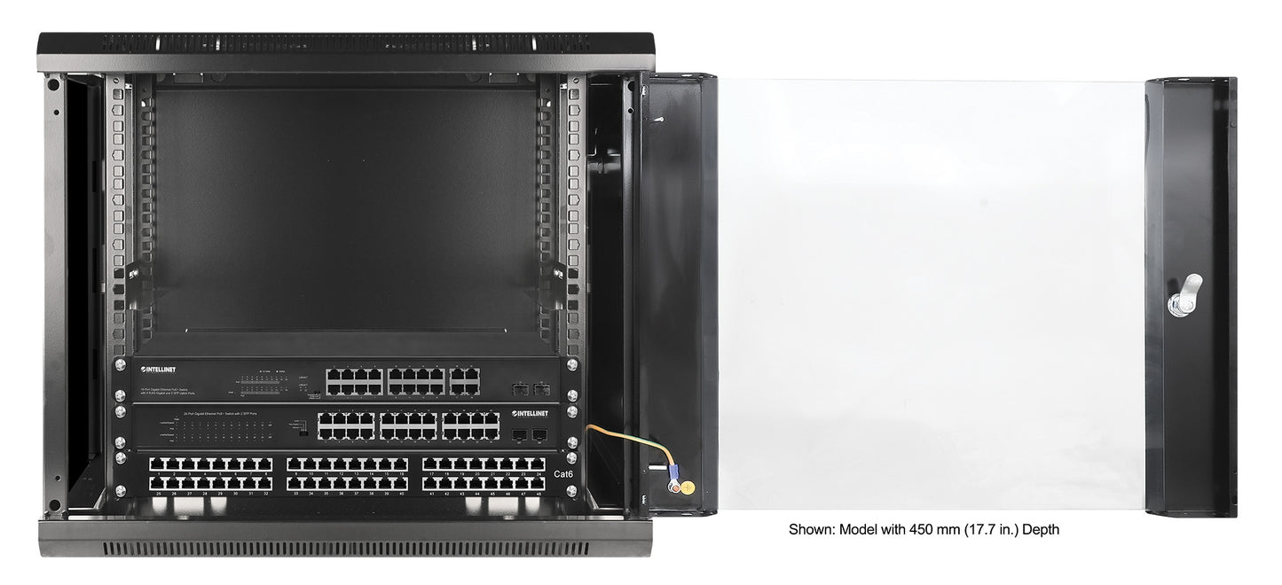 Gabinete mural de 19", 9U, Ensamblado Image 7