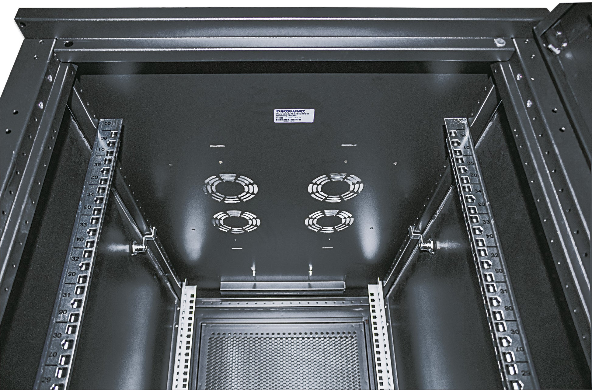 Gabinete de 19", 800x1000 con puertas de acero perforadas, 42U Image 6