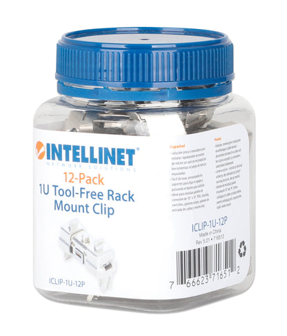 Clip para montaje en rack de 19", 1U, Paquete de 12 pzas  Packaging Image 2