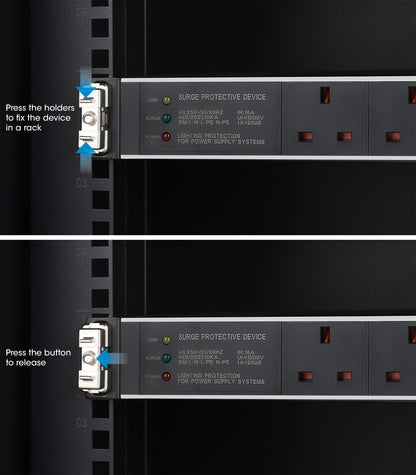 Clip para montaje en rack de 19", 1U, Paquete de 12 pzas  Image 9