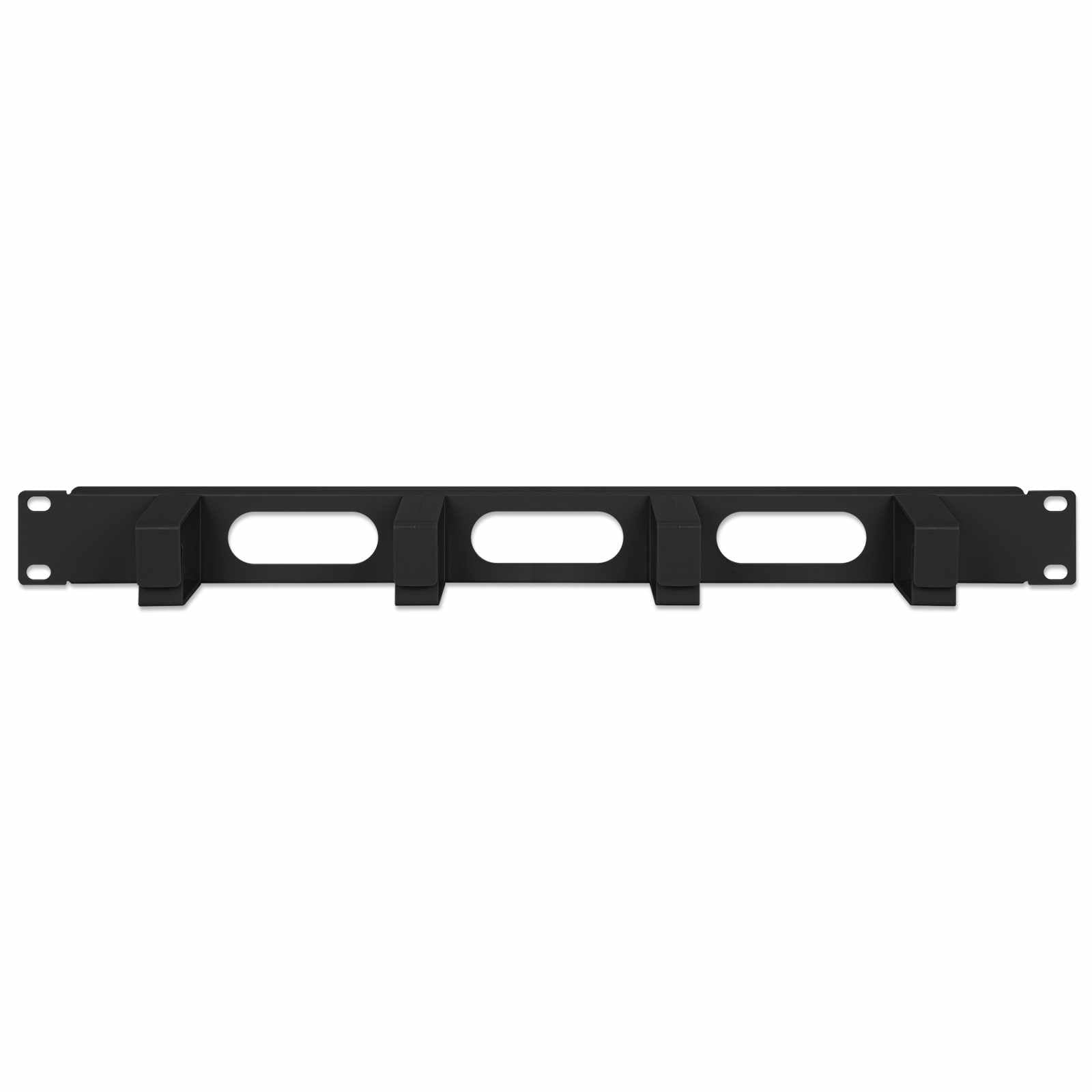 Organizador horizontal de cables 19", 4 anillos cortos - Intellinet México