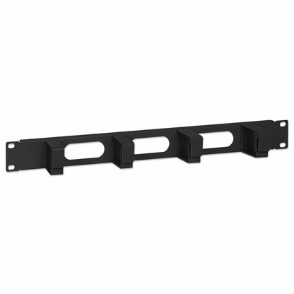 Organizador horizontal de cables 19", 4 anillos cortos - Intellinet México