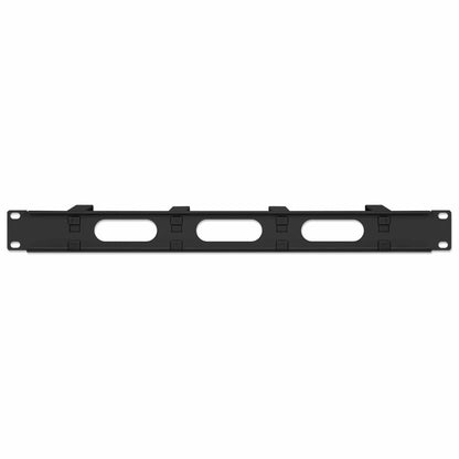 Organizador horizontal de cables 19", 4 anillos cortos - Intellinet México