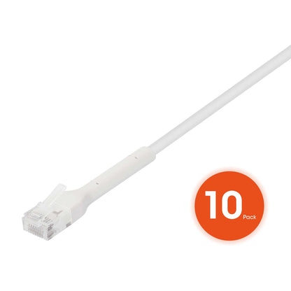 Paquete de 10 cables patch Cat6 FlexyBoot Slim, 0.6 m, U/UTP - Intellinet México