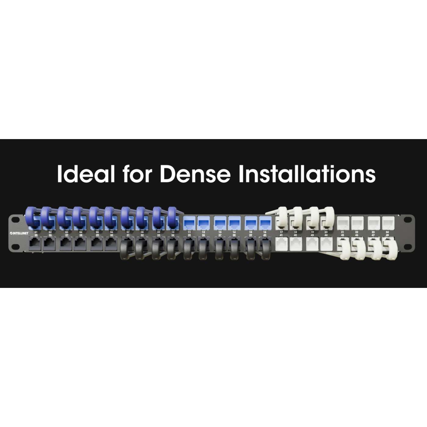 Paquete de 10 cables patch Cat6 FlexyBoot Slim, 0.9 m, U/UTP - Intellinet México