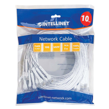 Paquete de 10 cables patch Cat6 FlexyBoot Slim, 4.2 m, U/UTP - Intellinet México