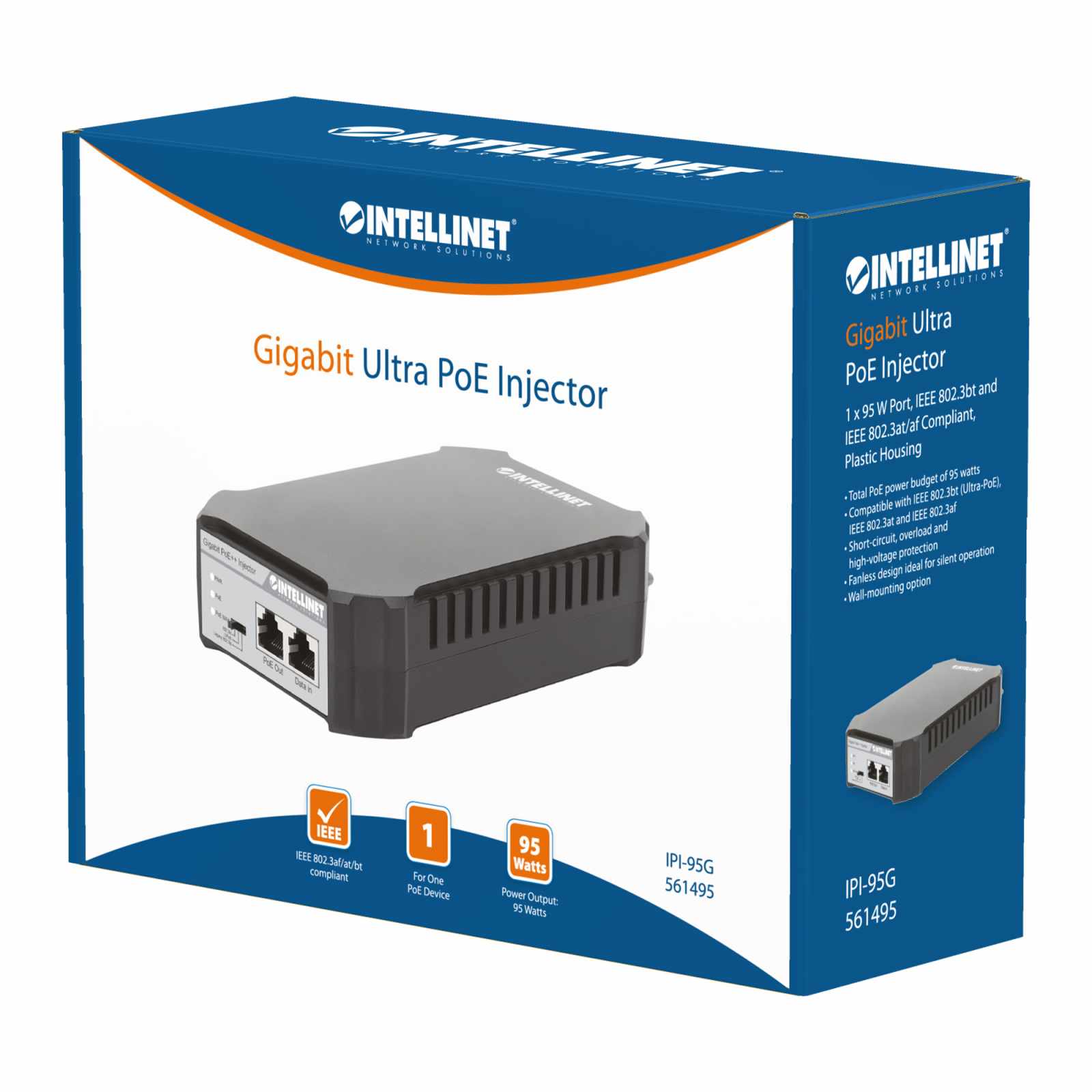 Inyector PoE++ Gigabit Packaging Image 2