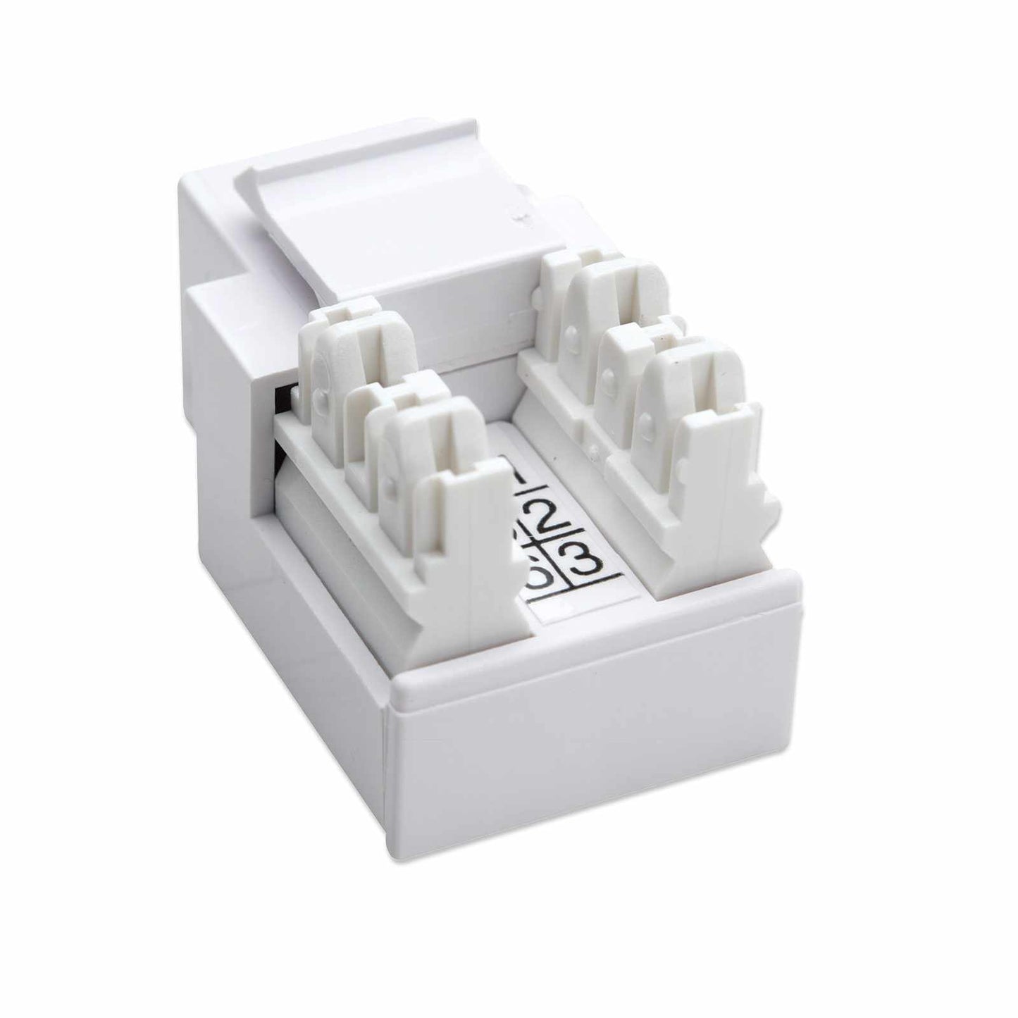JACK RJ11 RJ12 KEYSTONE DE IMPACTO BLANCO Image 5