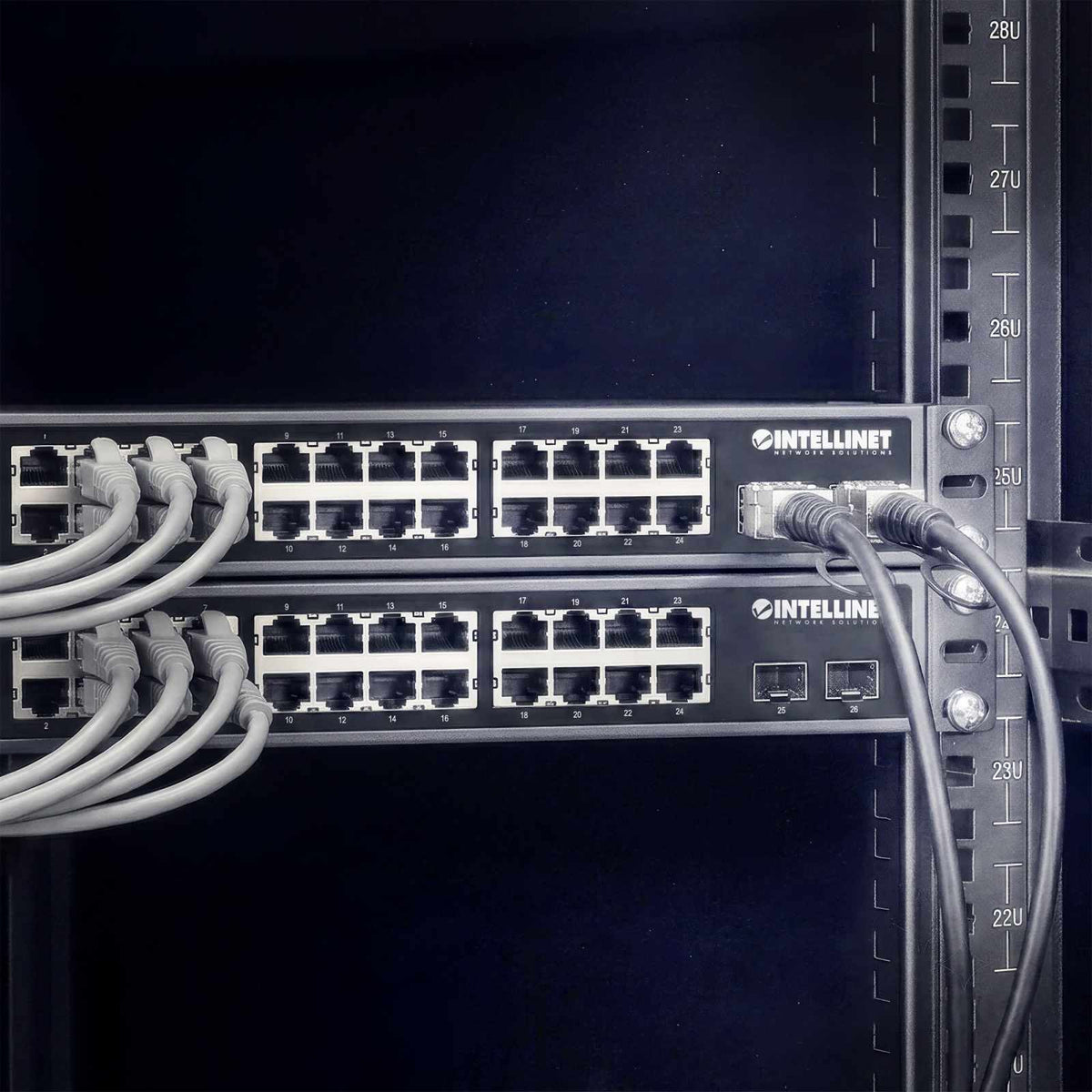 Switch PoE+ de 24 puertos Gigabit con 2 puertos SFP Image 9