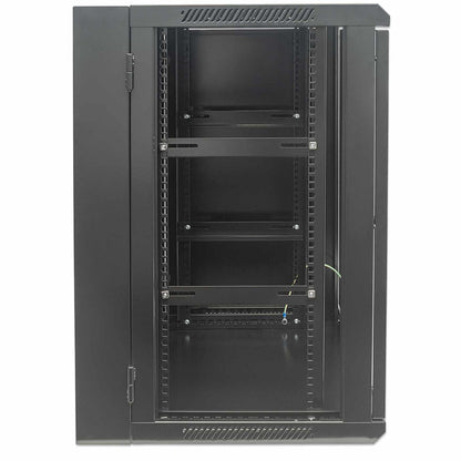 Gabinete mural abatible 19", 15U, Ensamblado Image 4