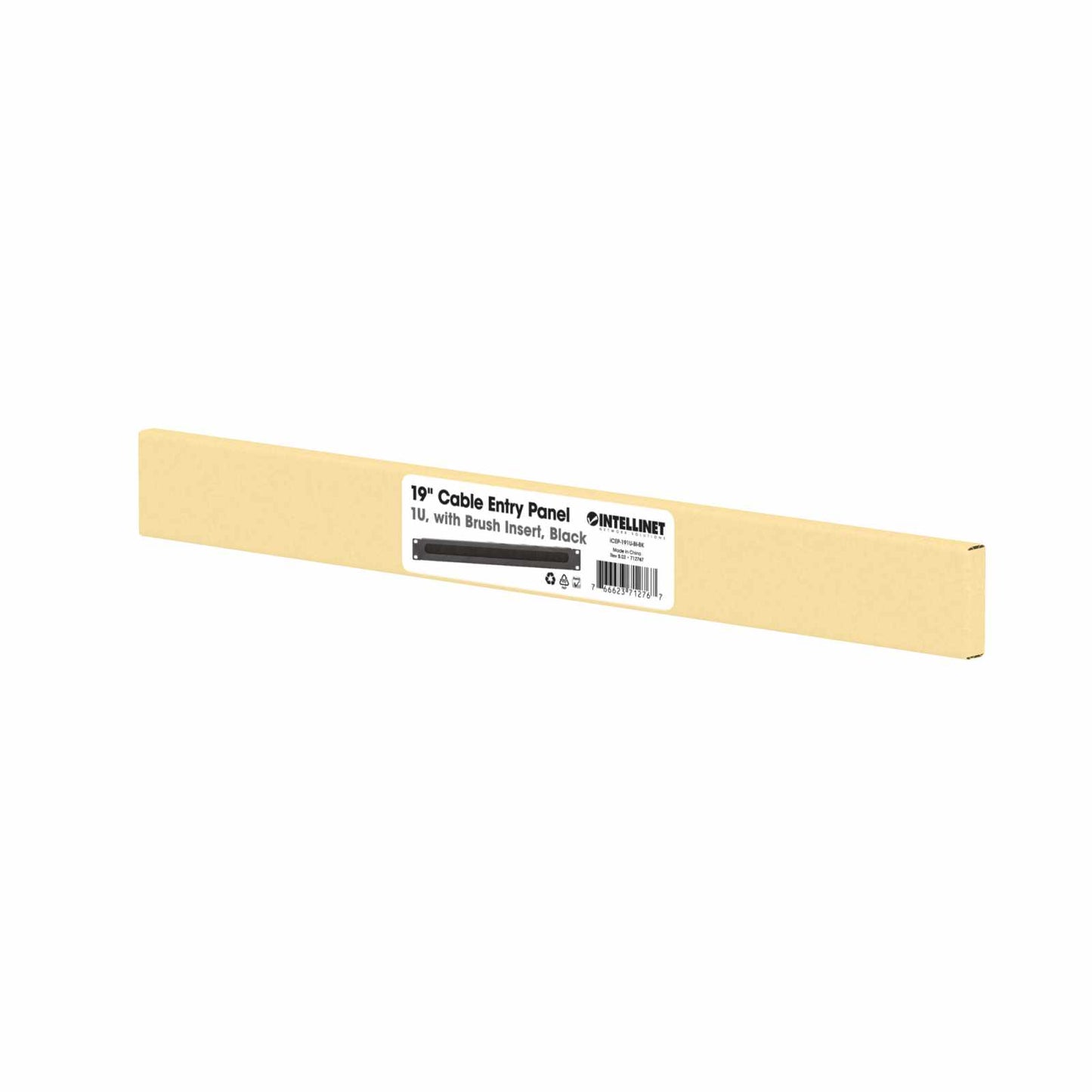 Pánel pasacables con cepillo 1U, 19" Packaging Image 2