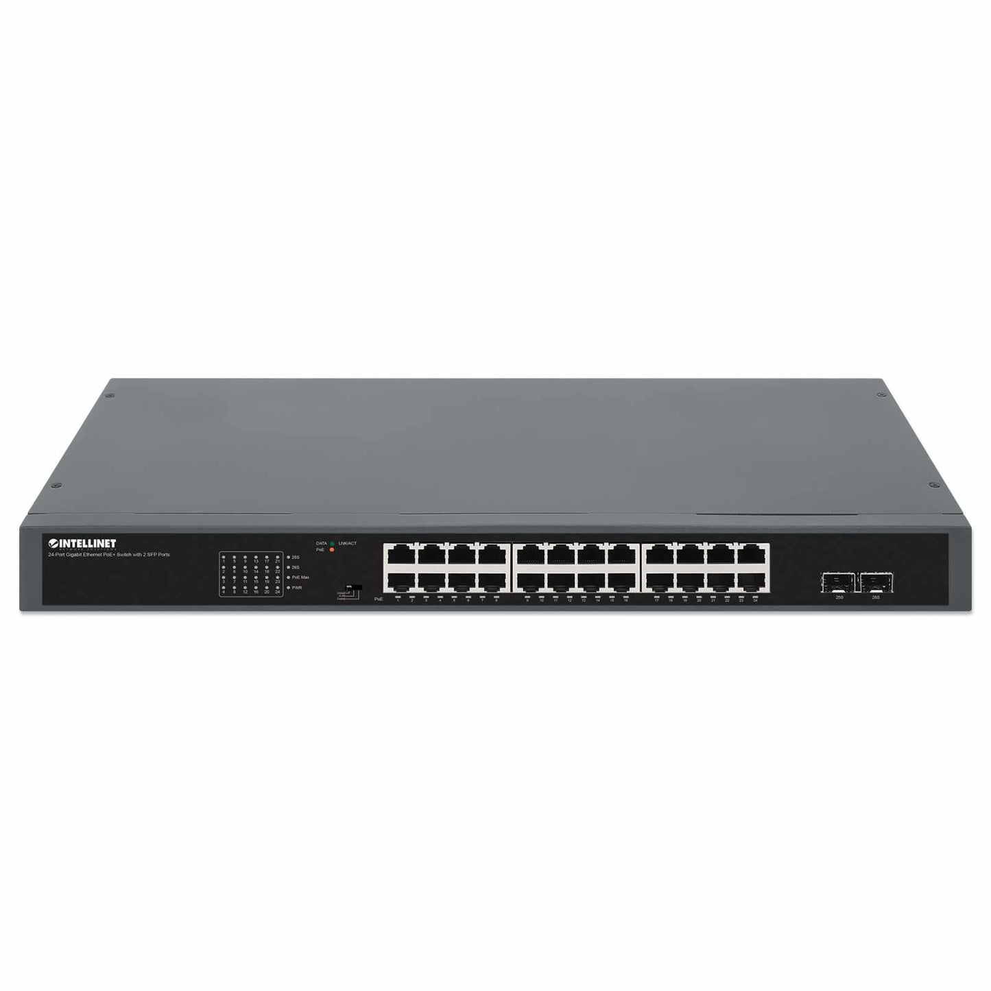 Switch PoE+ Gigabit Ethernet de 24 puertos con 2 puertos SFP, Extensión PoE a 250 m Image 4