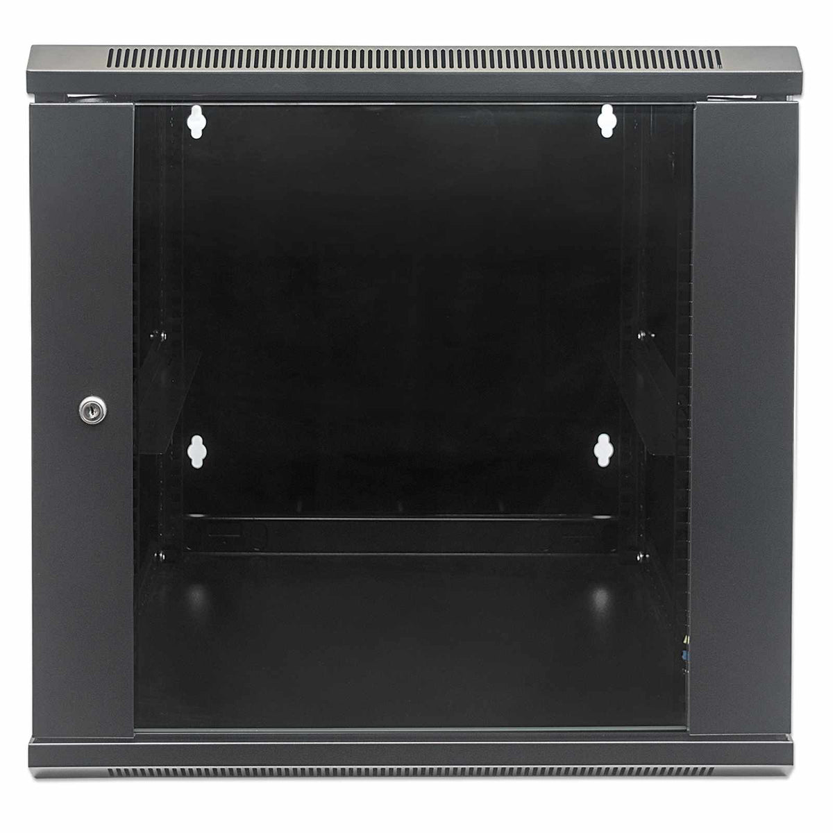 Gabinete mural abatible 19", 9U, Ensamblado Image 3