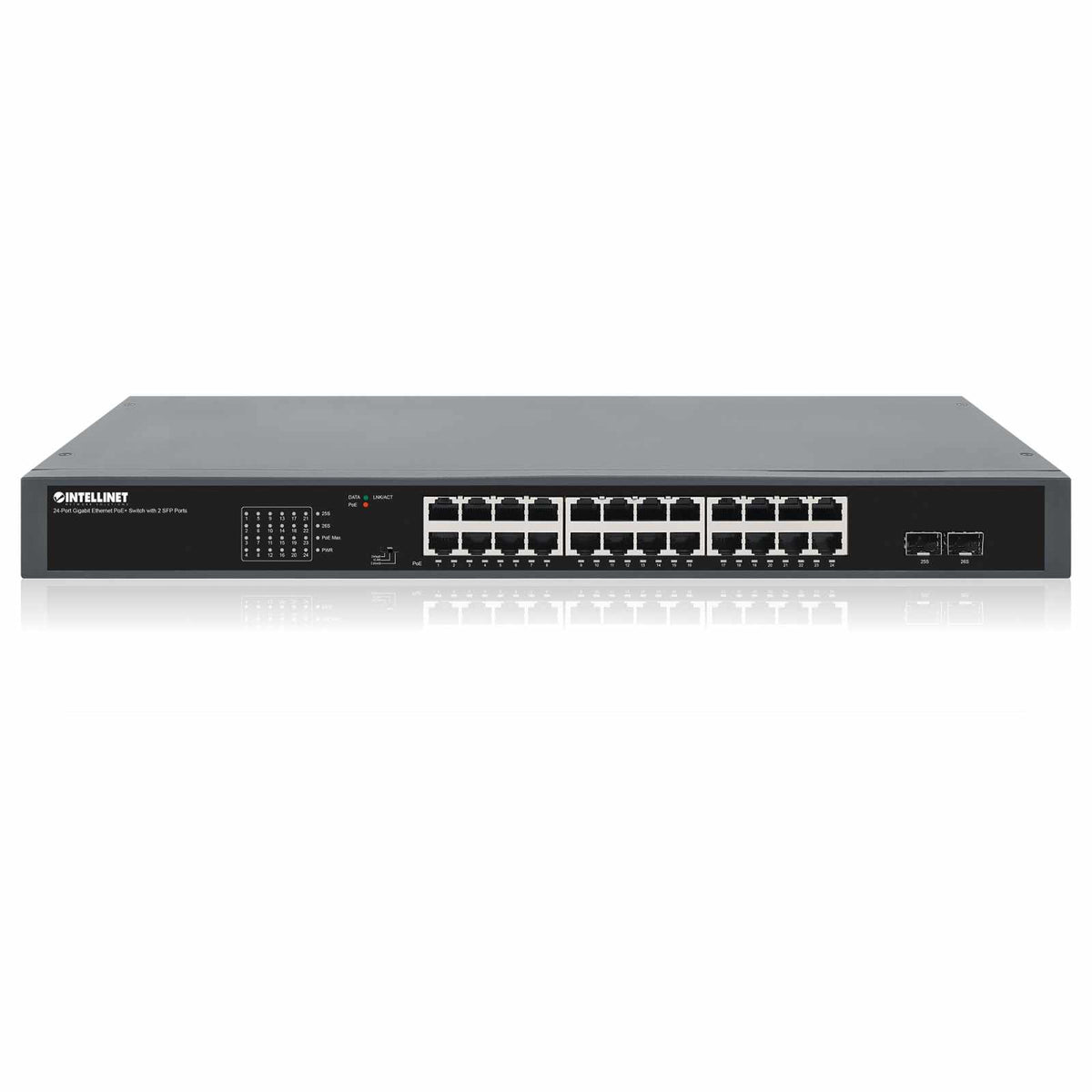 Switch PoE+ Gigabit Ethernet de 24 puertos con 2 puertos SFP, Extensión PoE a 250 m Image 6