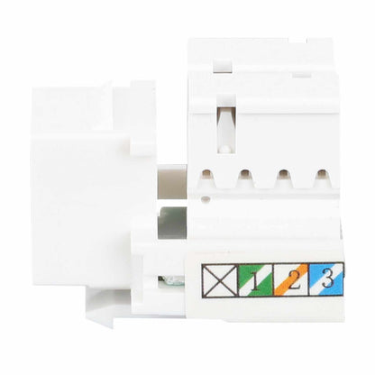 JACK RJ11 RJ12 KEYSTONE DE IMPACTO BLANCO Image 4