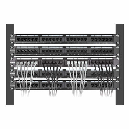 Paquete de 10 cables patch slim Cat6, 0.3 m, U/UTP, Blanco Image 6
