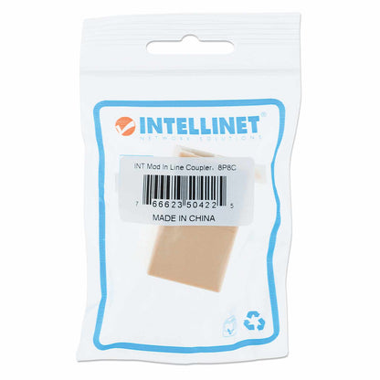 Cople RJ45 modular Cat5e hembra a hembra UTP Packaging Image 2