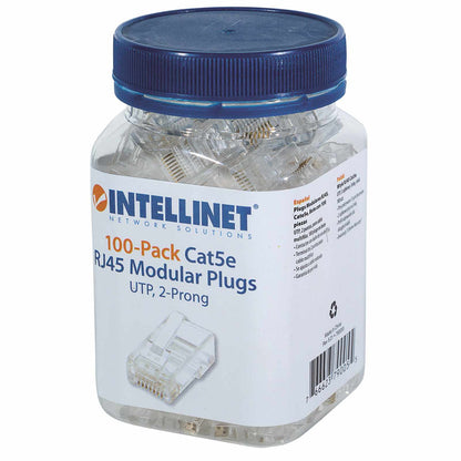Paquete de 100 conectores modulares Cat5e RJ45 Packaging Image 2
