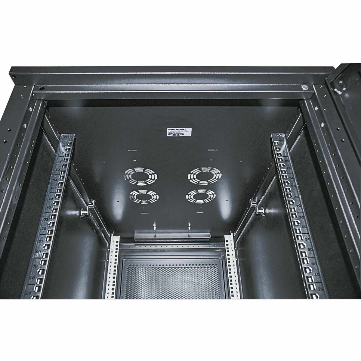 Gabinete de 19", 800x1000 con puertas de acero perforadas, 42U Image 6