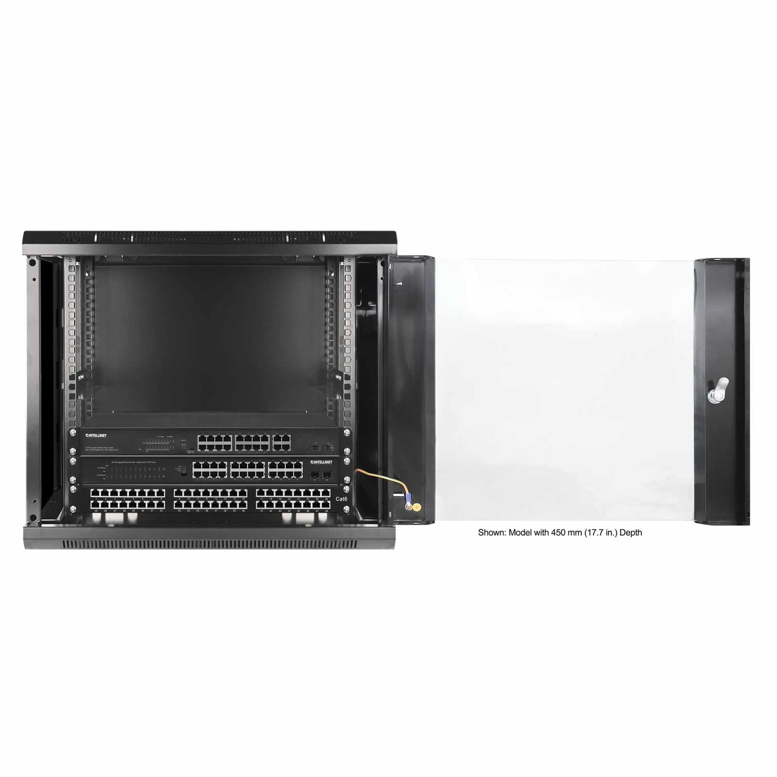 Gabinete mural de 19", 9U, Ensamblado Image 7