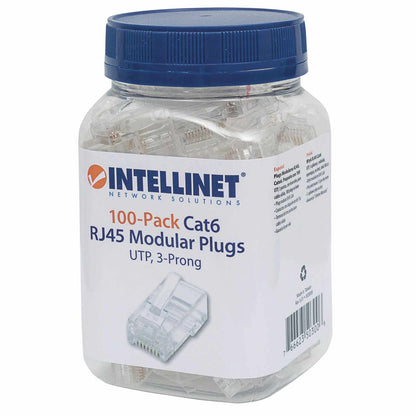 Bote de Plugs Modulares RJ45 Cat6, 100 pzas Packaging Image 2