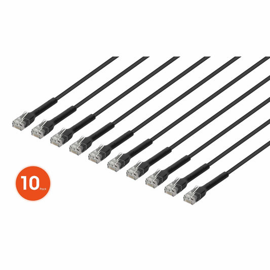 Paquete de 10 cables patch Cat6, FlexyBoot Slim, 0.9 m , U/UTP Image 1
