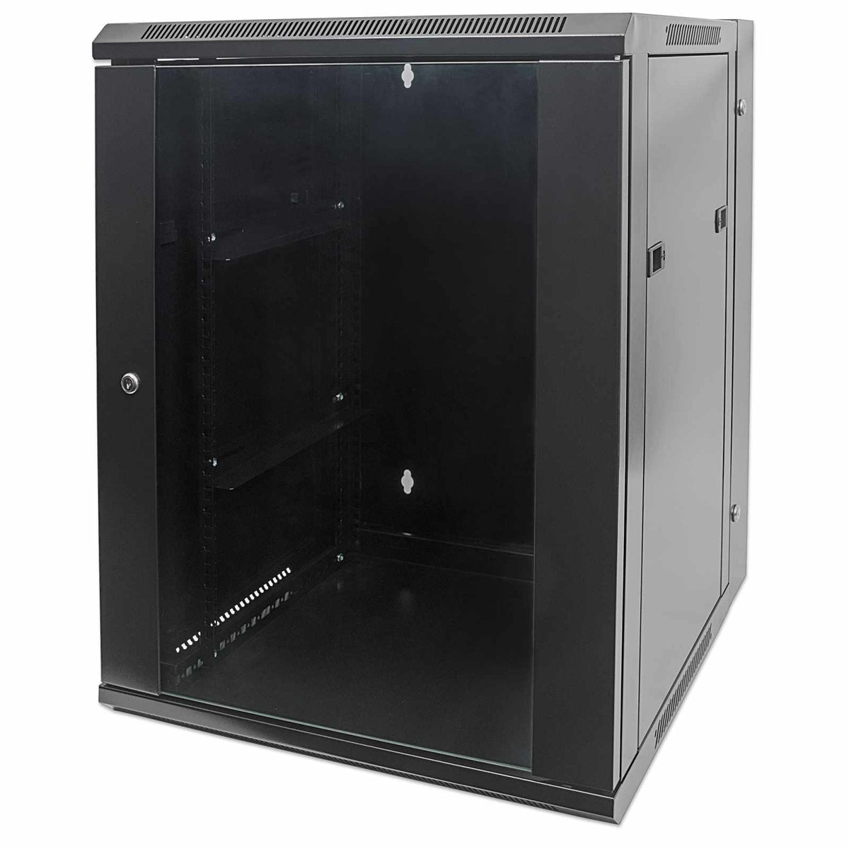 Gabinete mural abatible 19", 15U, Ensamblado Image 1