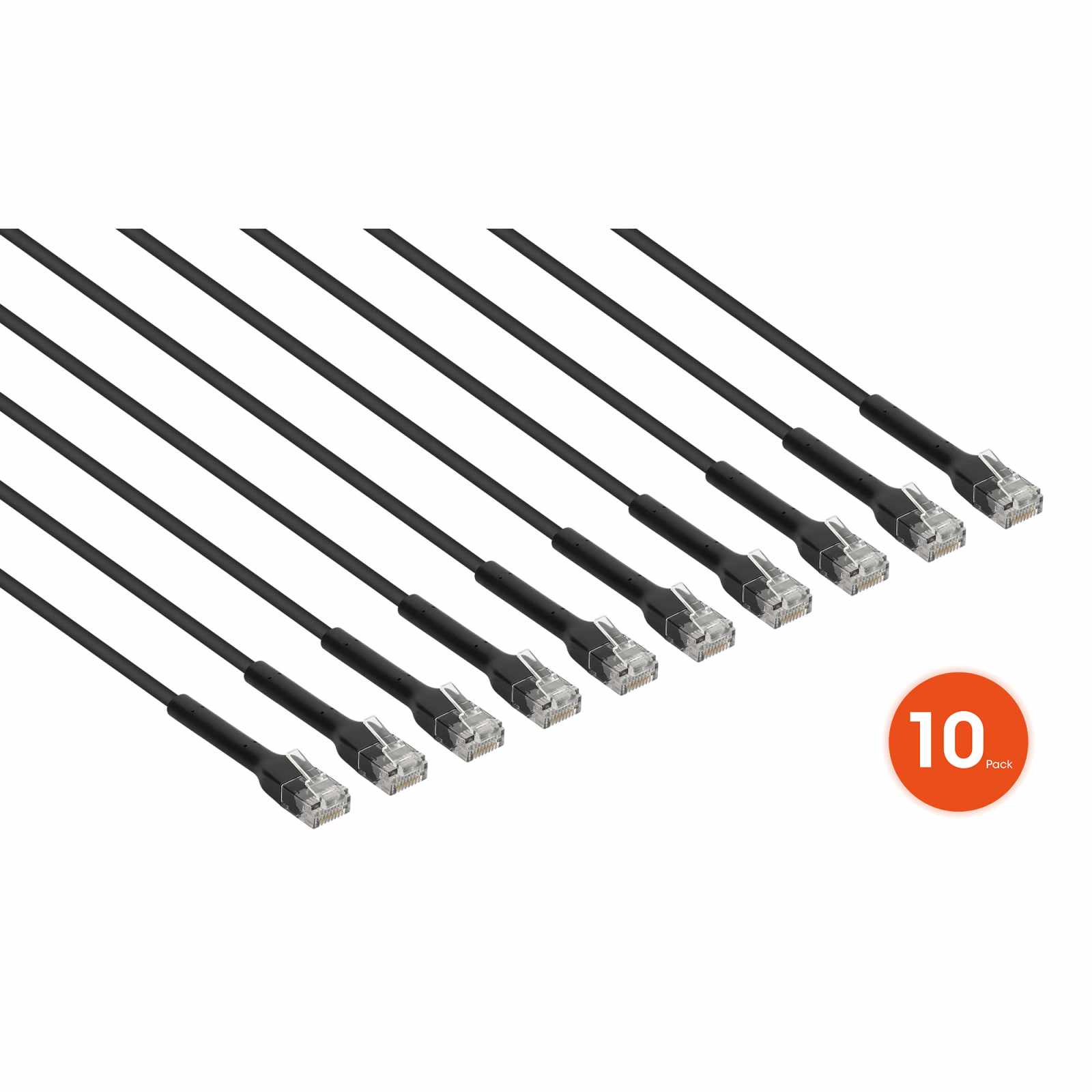 Paquete de 10 cables patch Cat6 FlexyBoot Slim, 4.2 m, U/UTP Image 3
