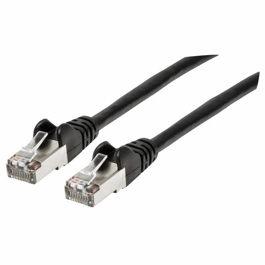 Cable de Red Cat6a S/FTP, 30 cm, Negro Image 1