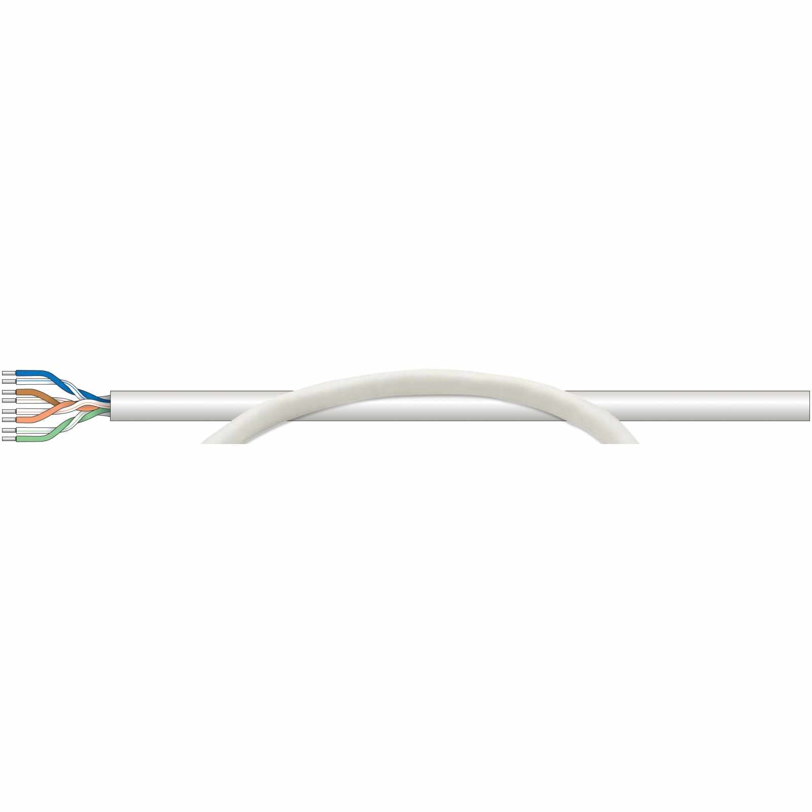 Bobina de Cable UTP Cat6, Sólida, CCA, Gris Image 3