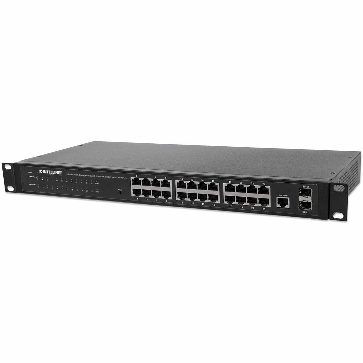 Switch de 24 Puertos Gigabit Ethernet Administrable por Web con 2 puertos SFP Image 7