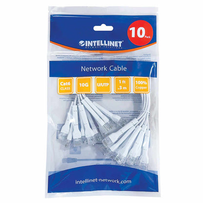 Paquete de 10 cables patch Cat6 FlexyBoot Slim, 0.3 m , U/UTP Packaging Image 2