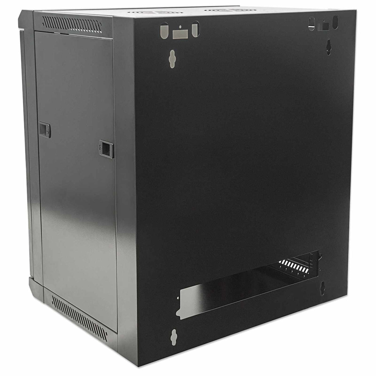 Gabinete de montaje en pared de 19", 12U, 450 mm (17.7 pulg.) Profundidad, Negro Image 6