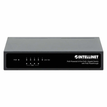 Switch con 5 puertos Gigabit alimentado por PoE, con transferencia de PoE Image 6
