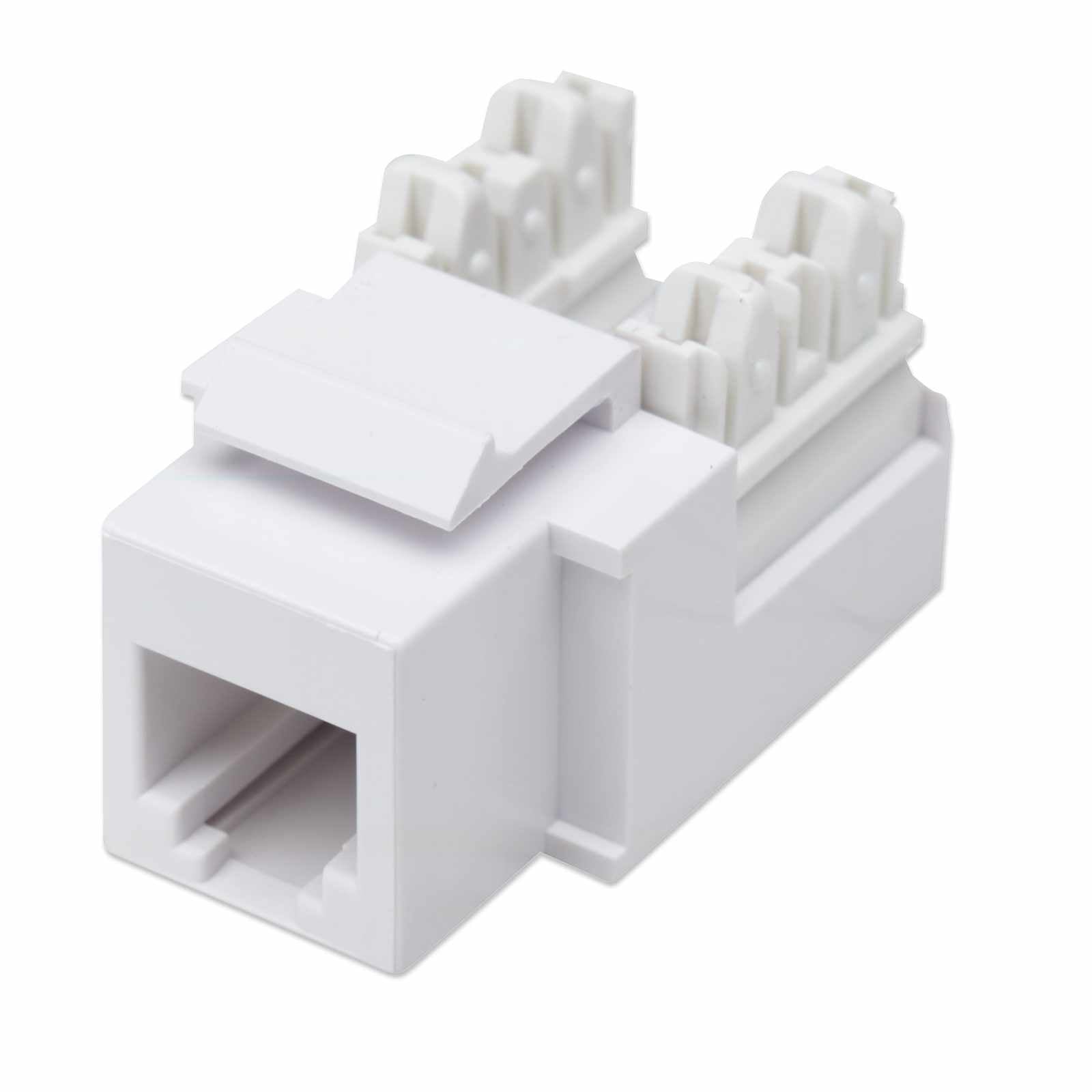 JACK RJ11 RJ12 KEYSTONE DE IMPACTO BLANCO Image 1