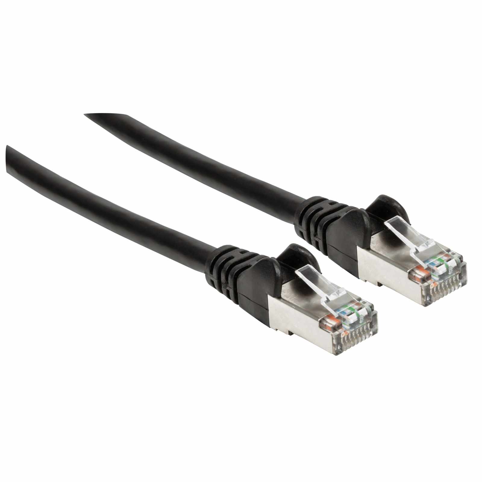 Cable de Red Cat6a S/FTP, 30 cm, Negro Image 3