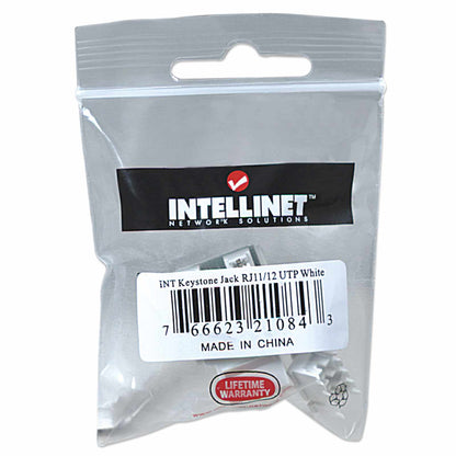 JACK RJ11 RJ12 KEYSTONE DE IMPACTO BLANCO Packaging Image 2