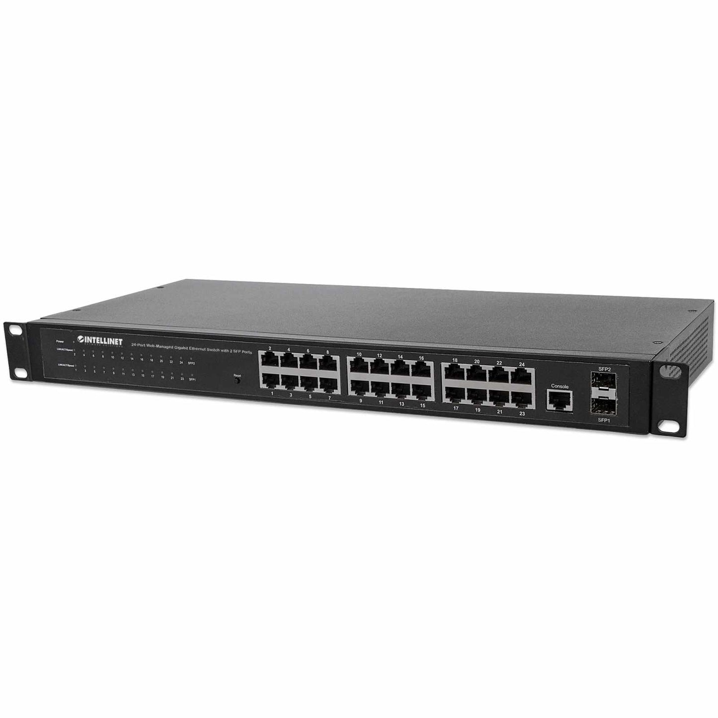 Switch de 24 Puertos Gigabit Ethernet Administrable por Web con 2 puertos SFP Image 7